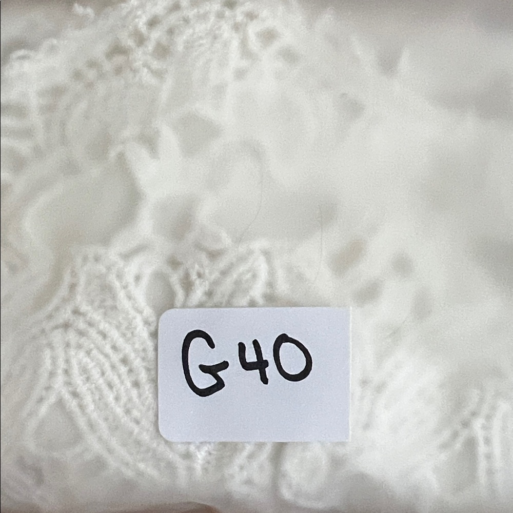 Athena Cream Lace Crop Top Camisole - Picture 6 of 6